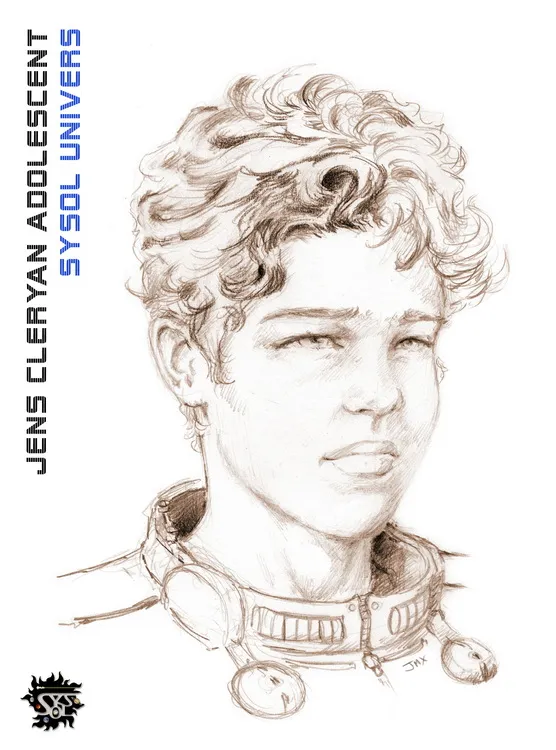 Portrait de Jens Cleryan Adolescent
