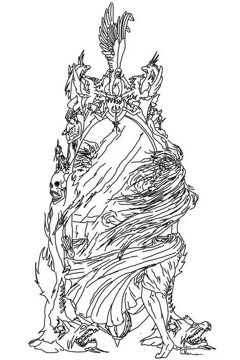 Illustration intérieure « Le miroir d'Ikara »