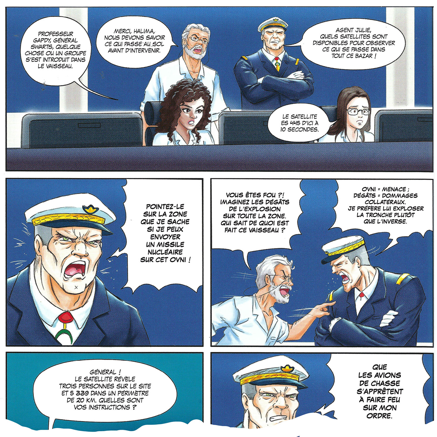 La page 15 dans laquelle apparaît le professeur Gapdy