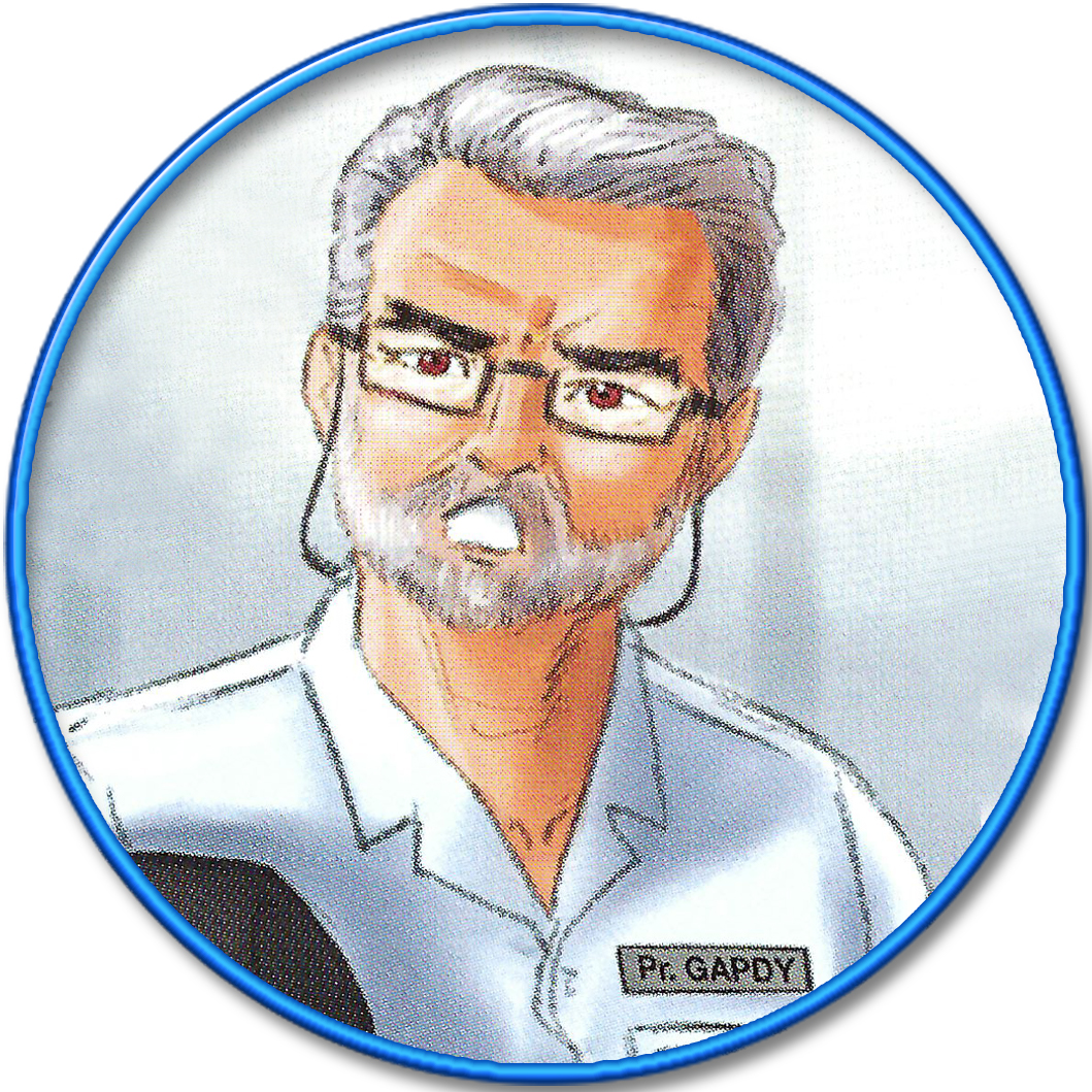 Pr Gapdy croqué par JM Xavier Image