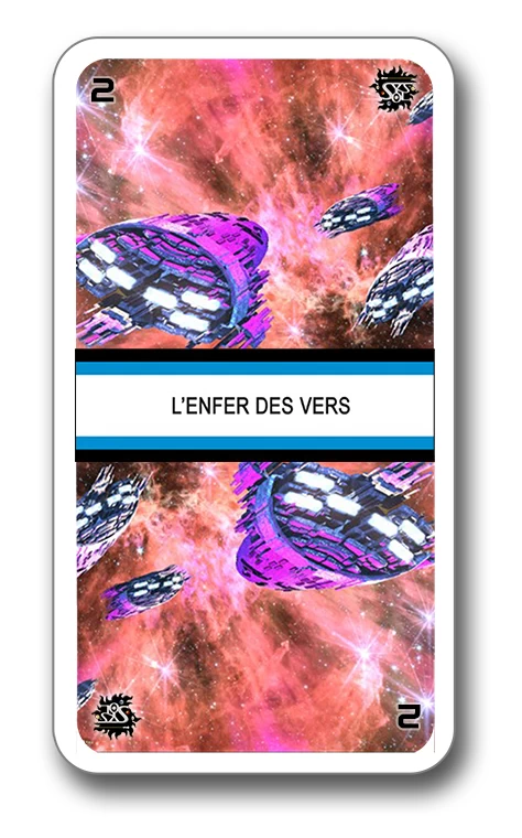 Carte tarot « L'Enfer des Vers »