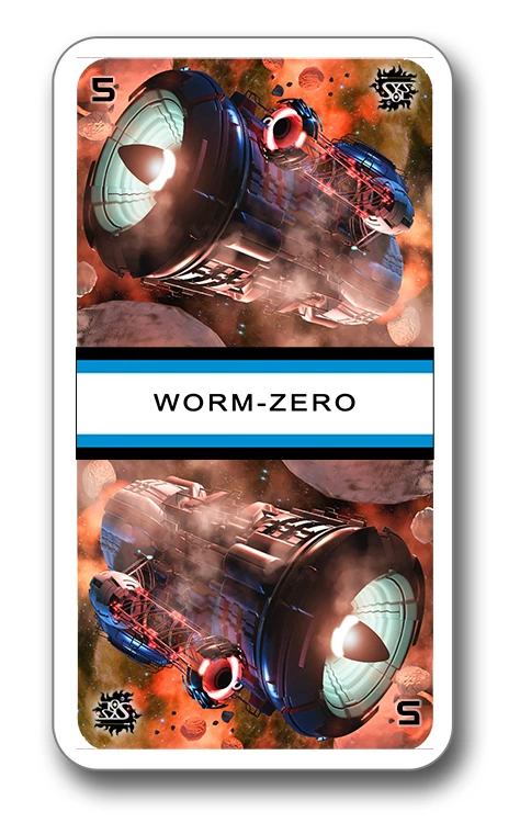 Carte tarot « Worm-Zero »