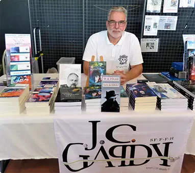 JCG en salon du livre en 2022