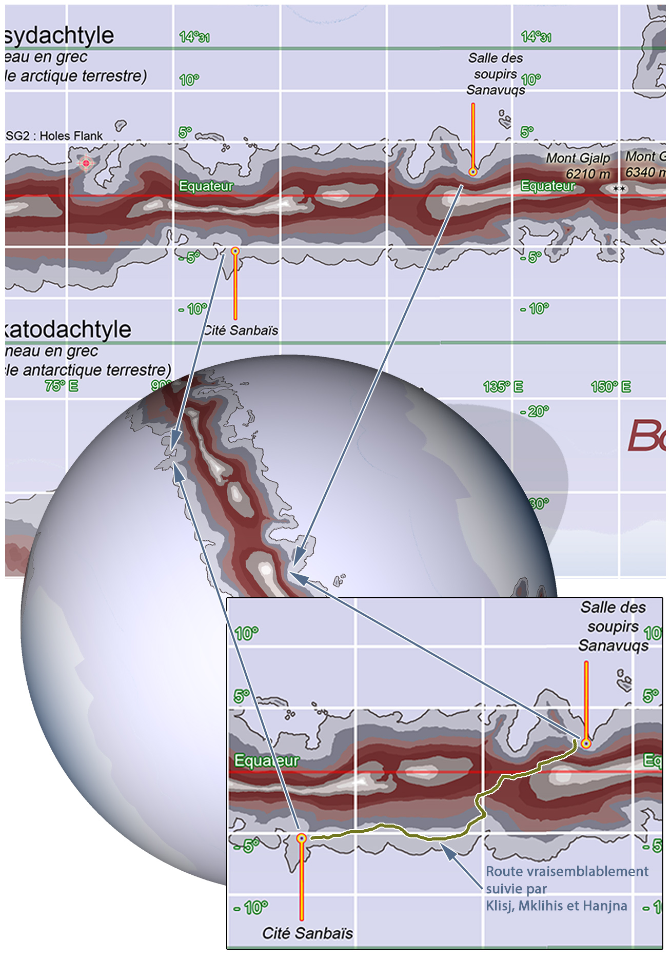 Près de la grotte des soupirs